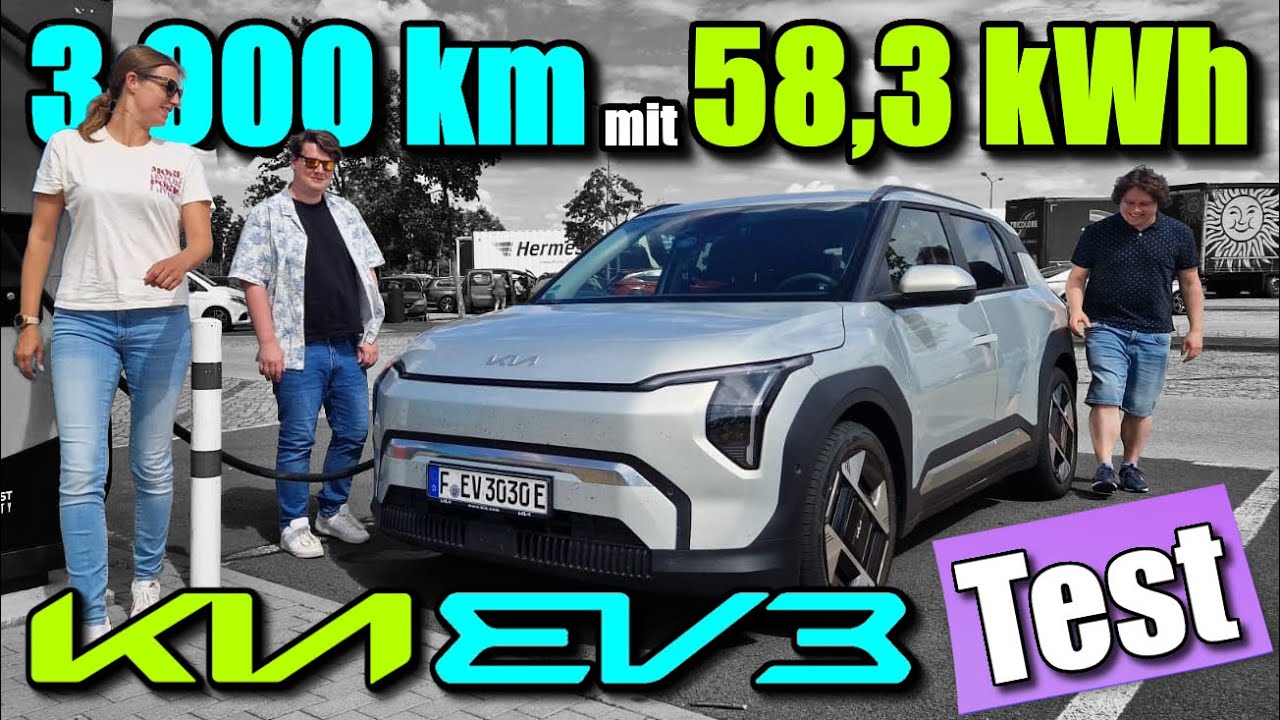 3.000 km TEST - Kia EV3 58,3 kWh - IONITY-&-E.ON-Fail - Verbrauch Review Meinung Testbericht deutsch