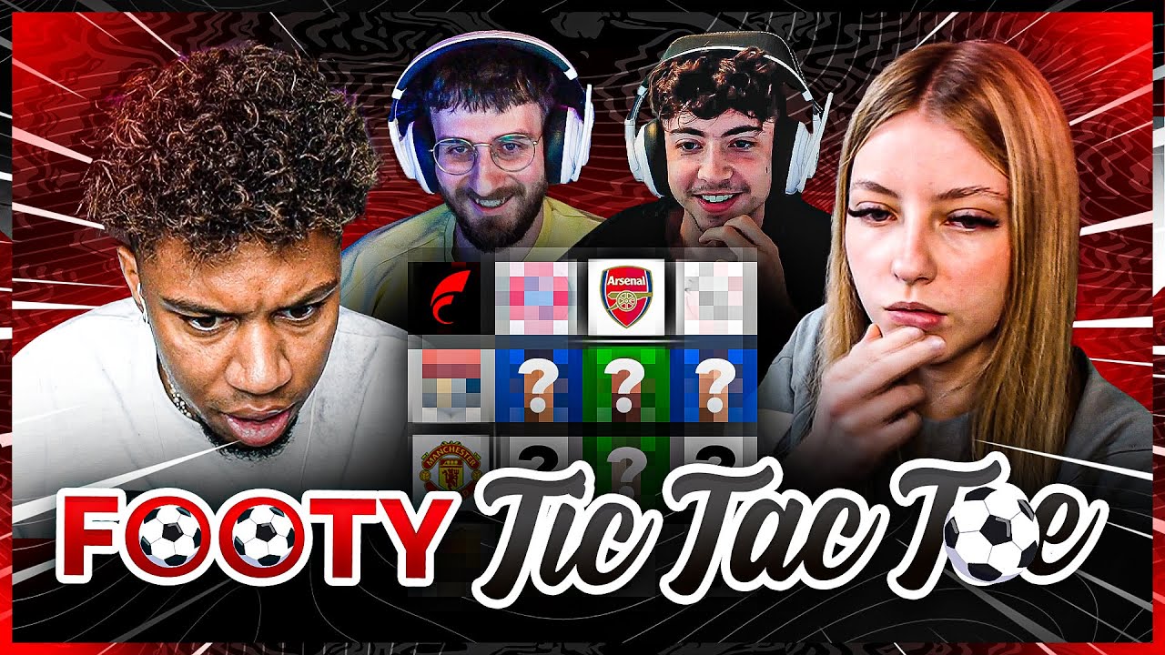 FOOTY TIC TAC TOE mit Sidney, Fabienne, Dullen & Stylo