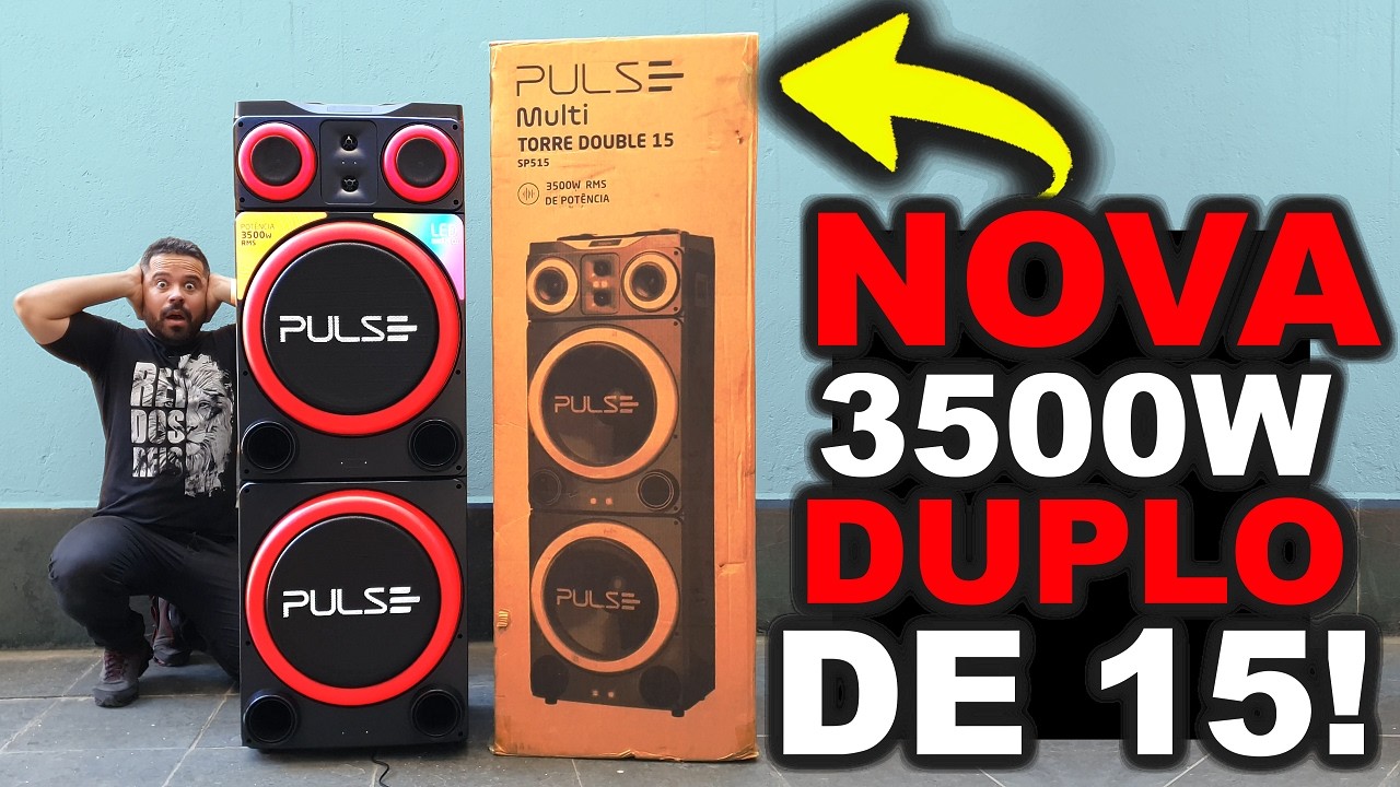 🟢💥 Pulse SP515 Unboxing Com Primeiras Impressões 🟢 Acabei com ela em TESTES BRUTAIS! 🟢