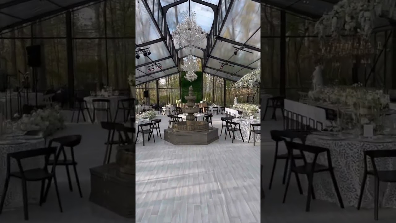 A magical tent transformation! #shorts #weddingshorts