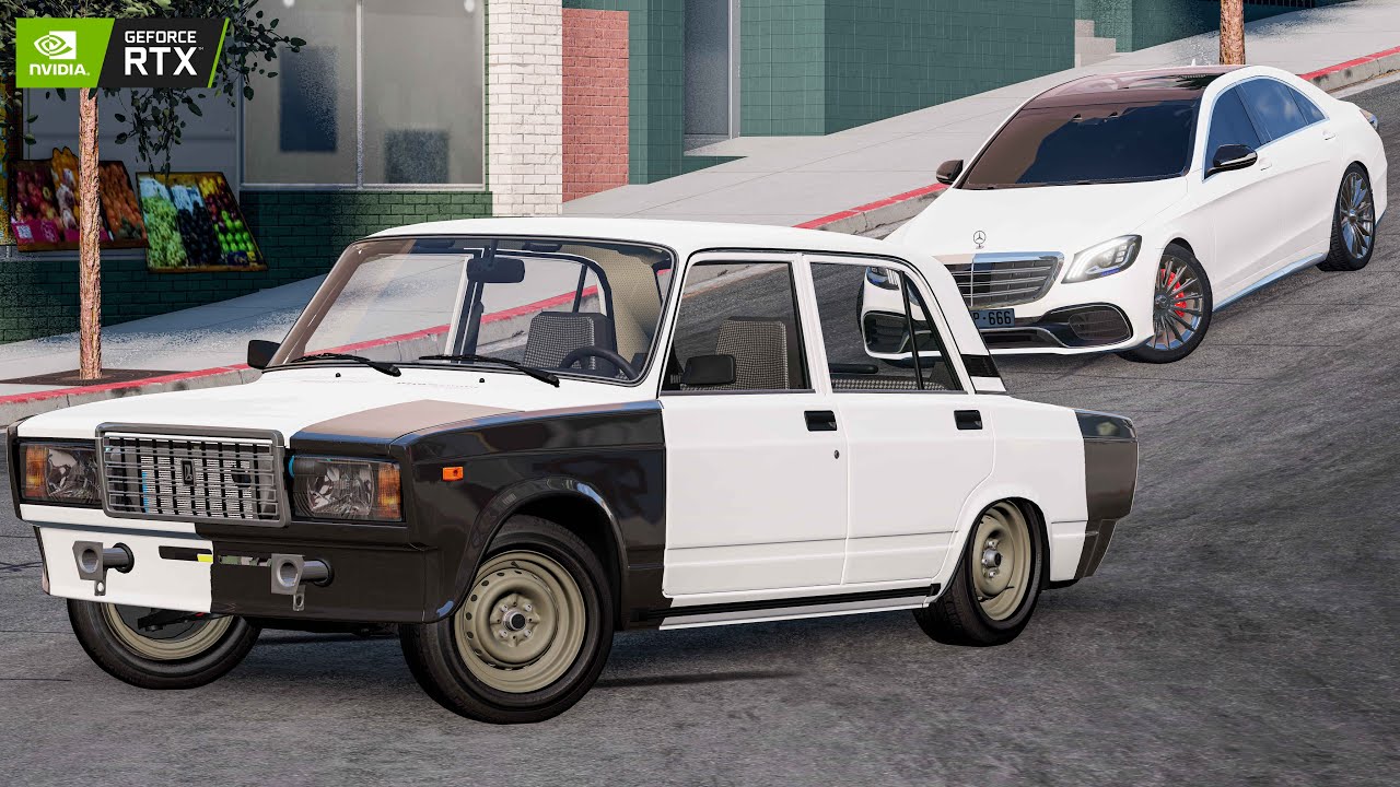 Lotu Şəmi Əsəbləşdi Aftoş Vaz2107 İlə Aşağı Məhəllə| MaşınOyunları| BeamNG.Driver #malikbedelov