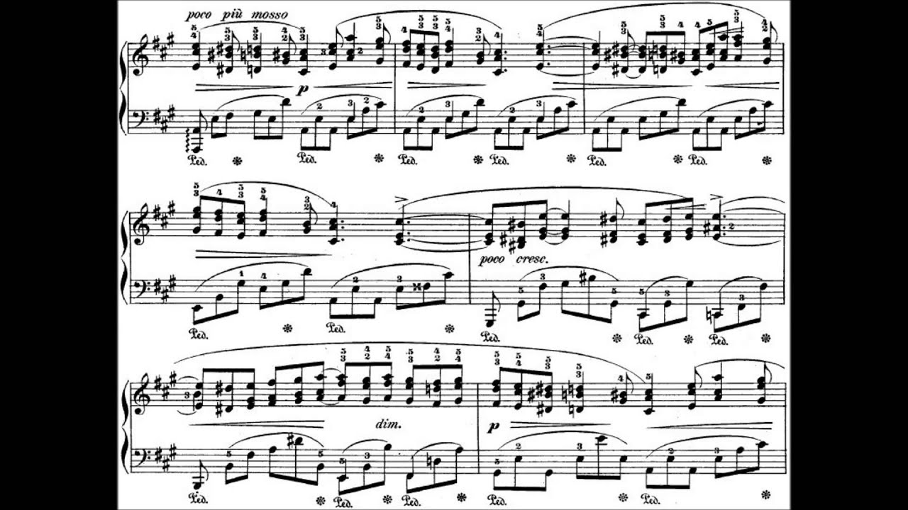 Chopin - Barcarolle in F sharp major, Op. 60 with Sheet Music