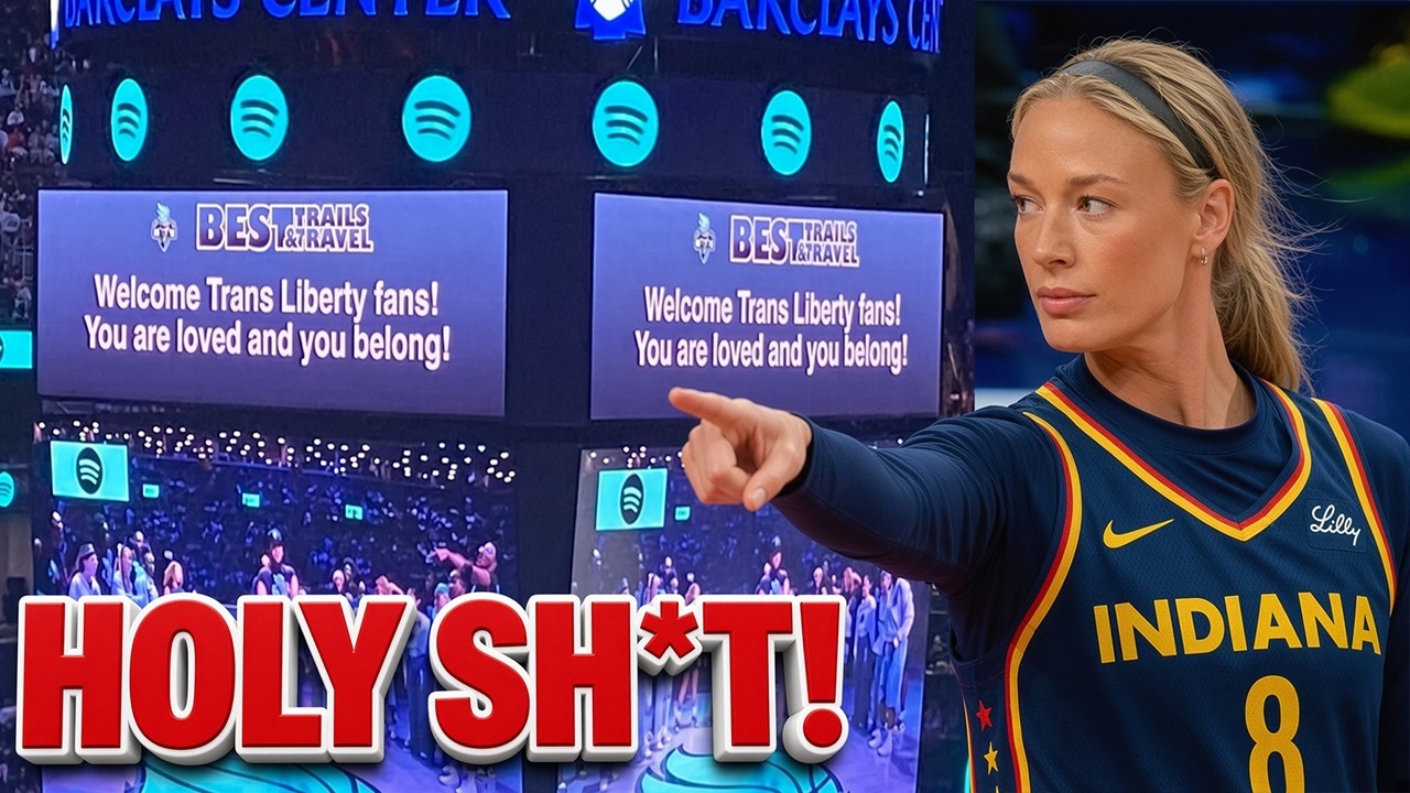 WNBA team displays TRANSGENDER messages on SCOREBOARD as an F**K YOU to Sophie Cunningham fans!