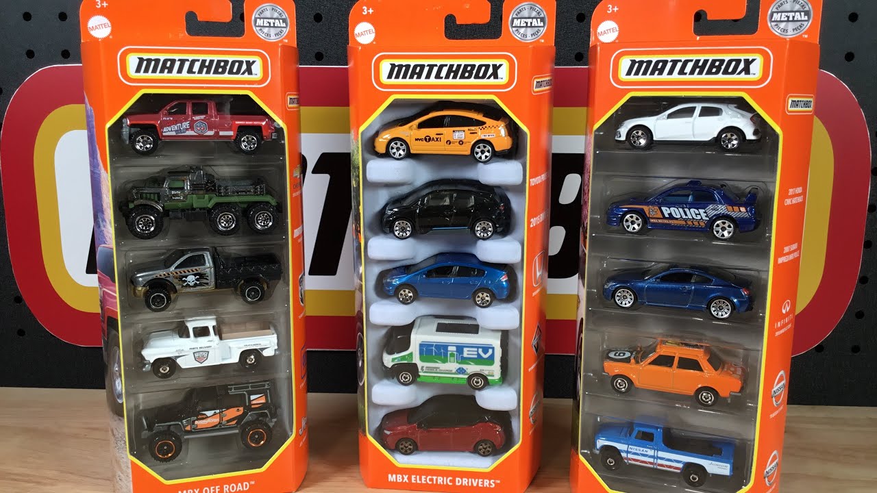 Matchbox 2022 5 Packs