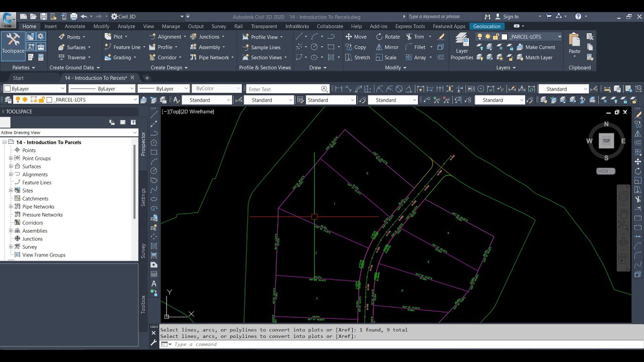 14 - Introduction To Parcels in AutoCAD Civil 3D