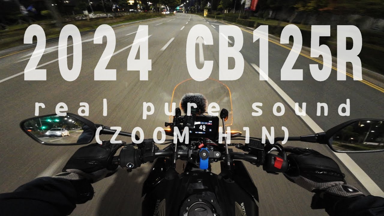 [4K] HONDA 2024 CB125R POV (pure sound)