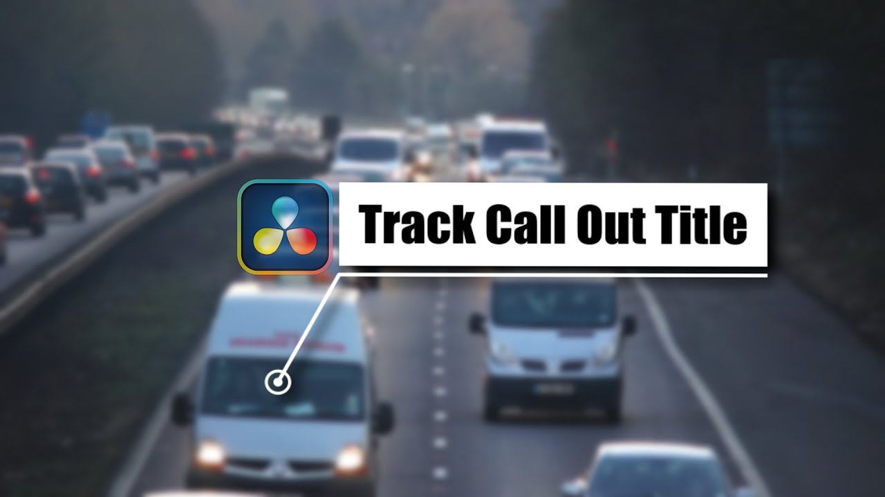 Track Callout Title with Fusion Tracker Tools in DaVinci Resolve - Fusion Tutorial
