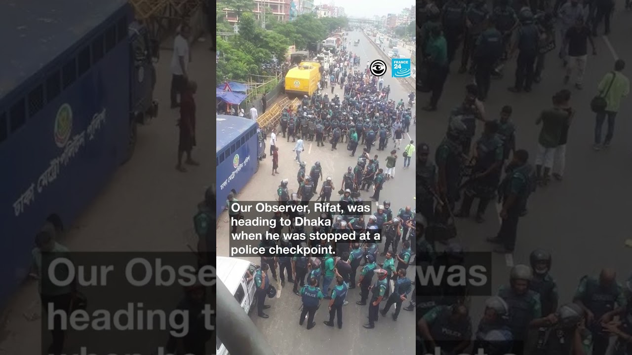 Bangladesh protests: Police search civlians' phones  | The Observers | FRANCE 24