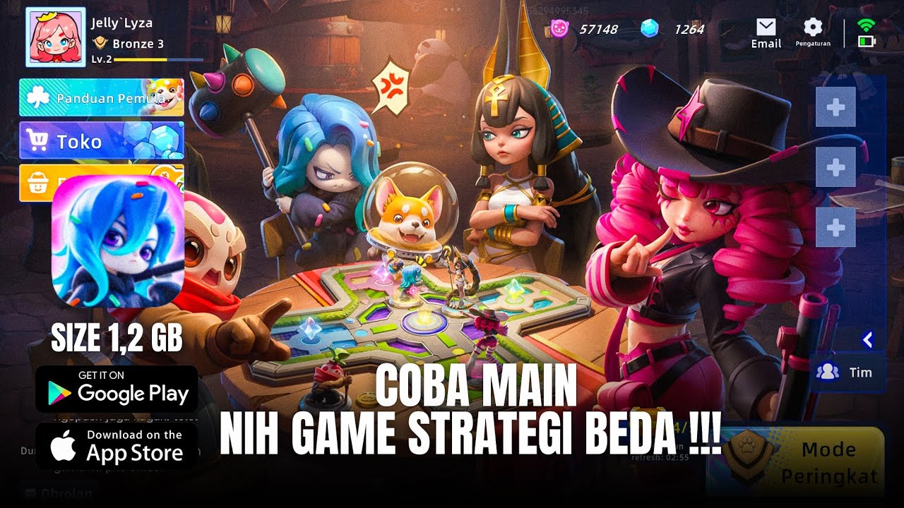 BOSEN STRATEGI GAME COBAIN NIH BEDA !!! || QUAD BATTLE GAMEPLAY