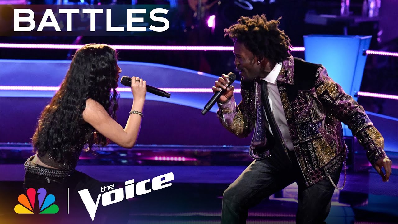 Conrad Khalil and Vinya Chhabra's Duet Brightens Up the Stage | The Voice Battles | NBC