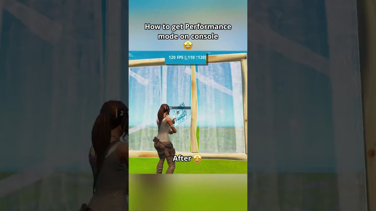 How to get Performance mode on Console 🤩 #LiquidFN #fortnite