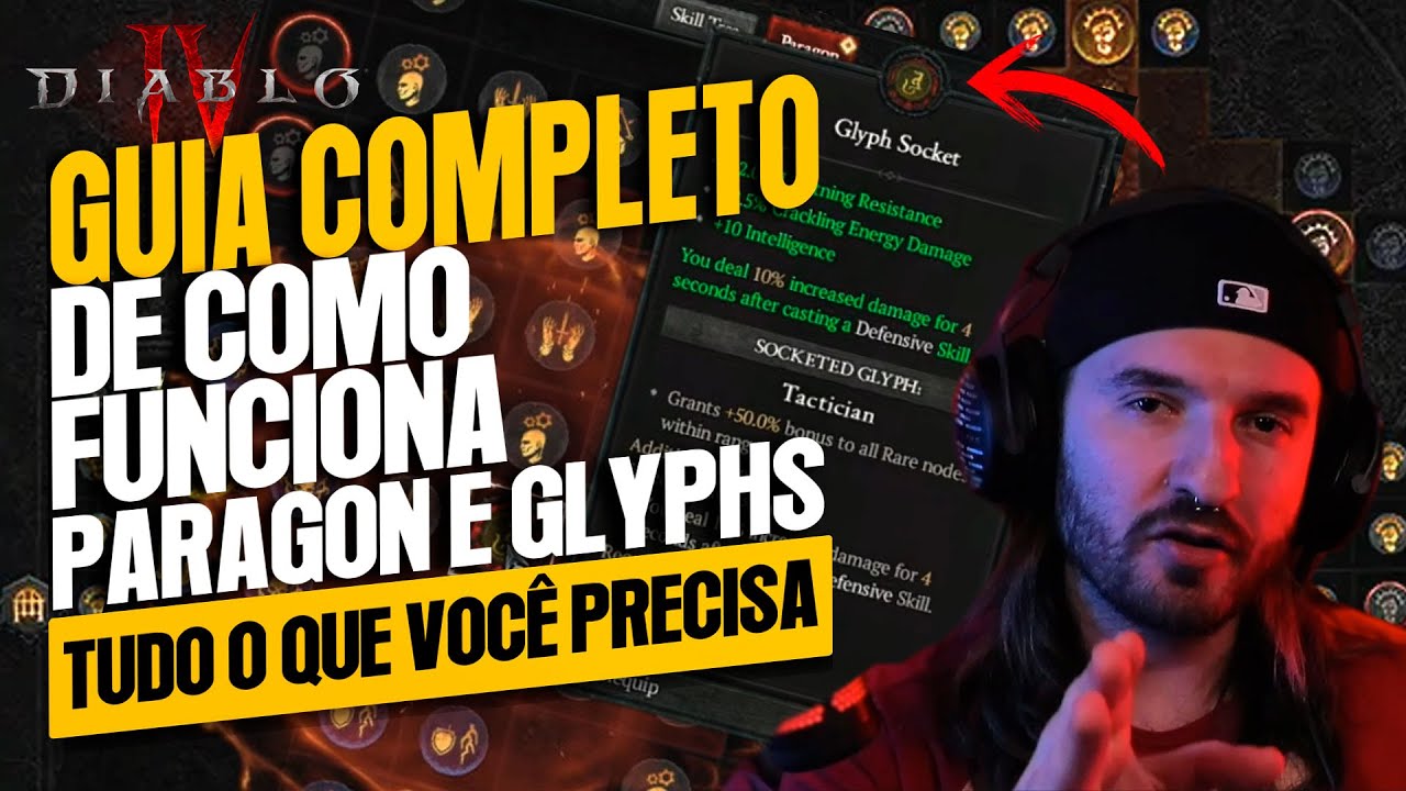GUIA COMPLETO DE COMO FUNCIONA O QUADRO DE PARAGON E GLYPHS EM DIABLO 4