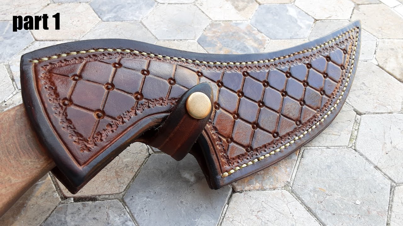 Leather sheath for Serbian chef knife.Part 1.
