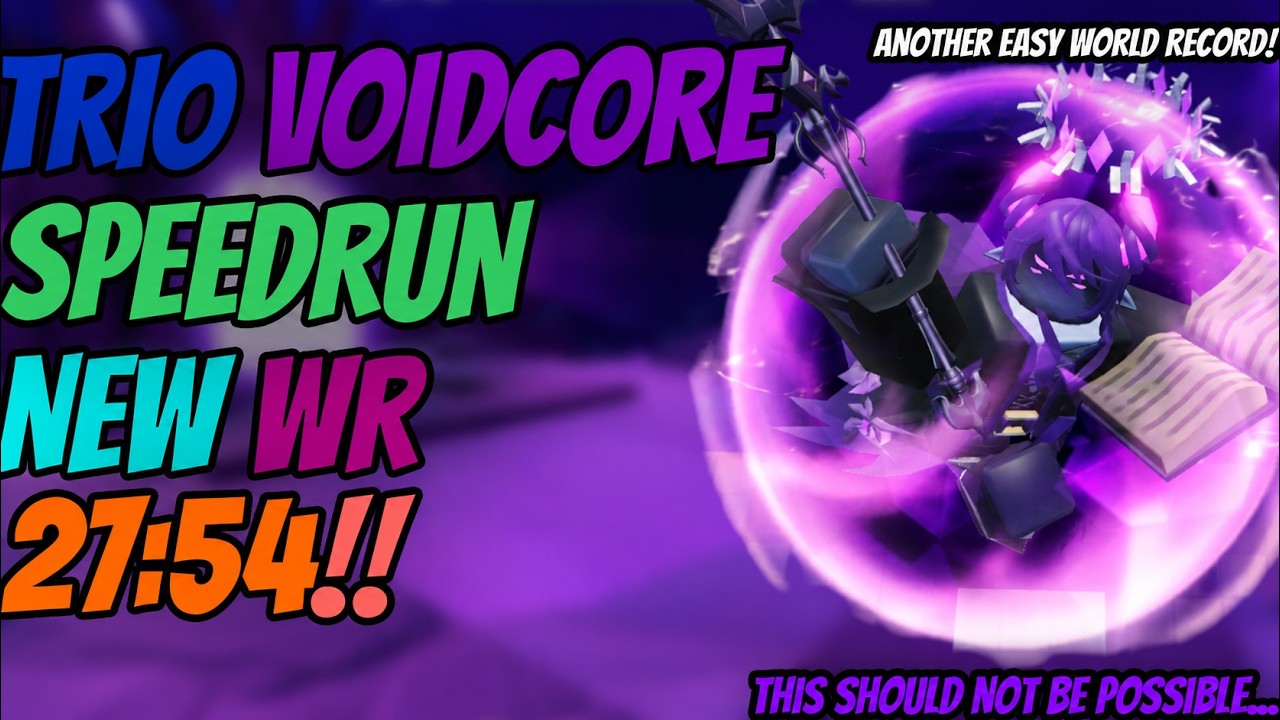 [Best TDS Players]Trio Voidcore Speedrun in 27 minutes|Tds Voidcore WR