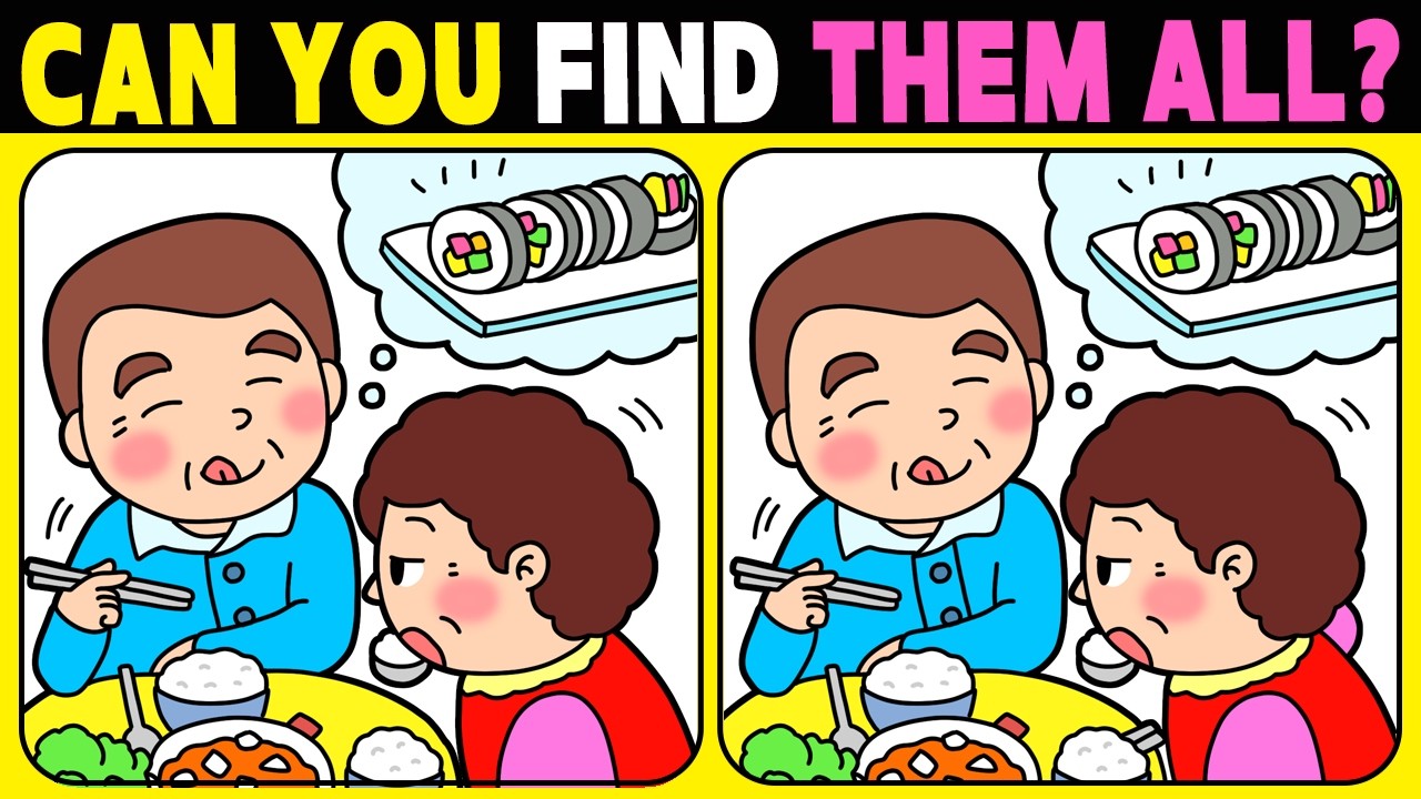 【Spot the difference】Can you find it? Only genius find the difference. No.1278