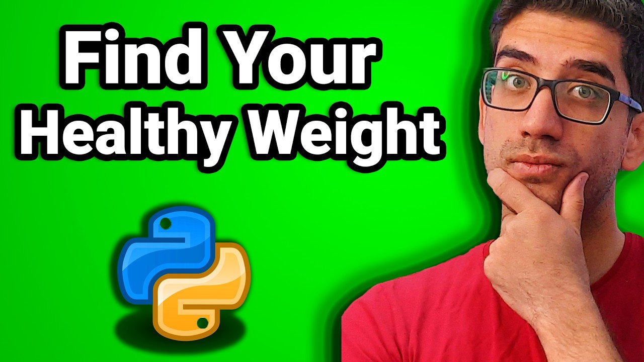 Как рассчитать границы здорового веса с помощью Python