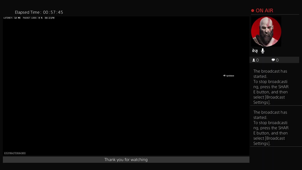 tyrrishear's Live PS4 Broadcast