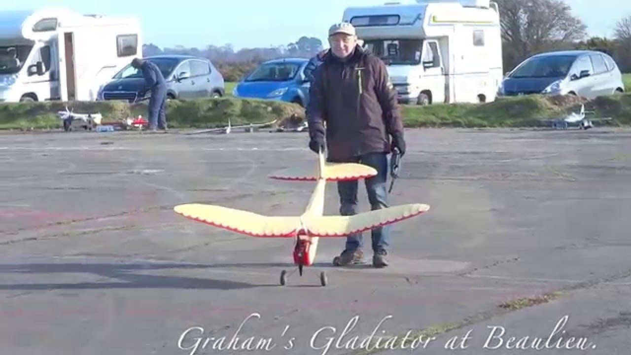 Vintage Gladiator model aircraft