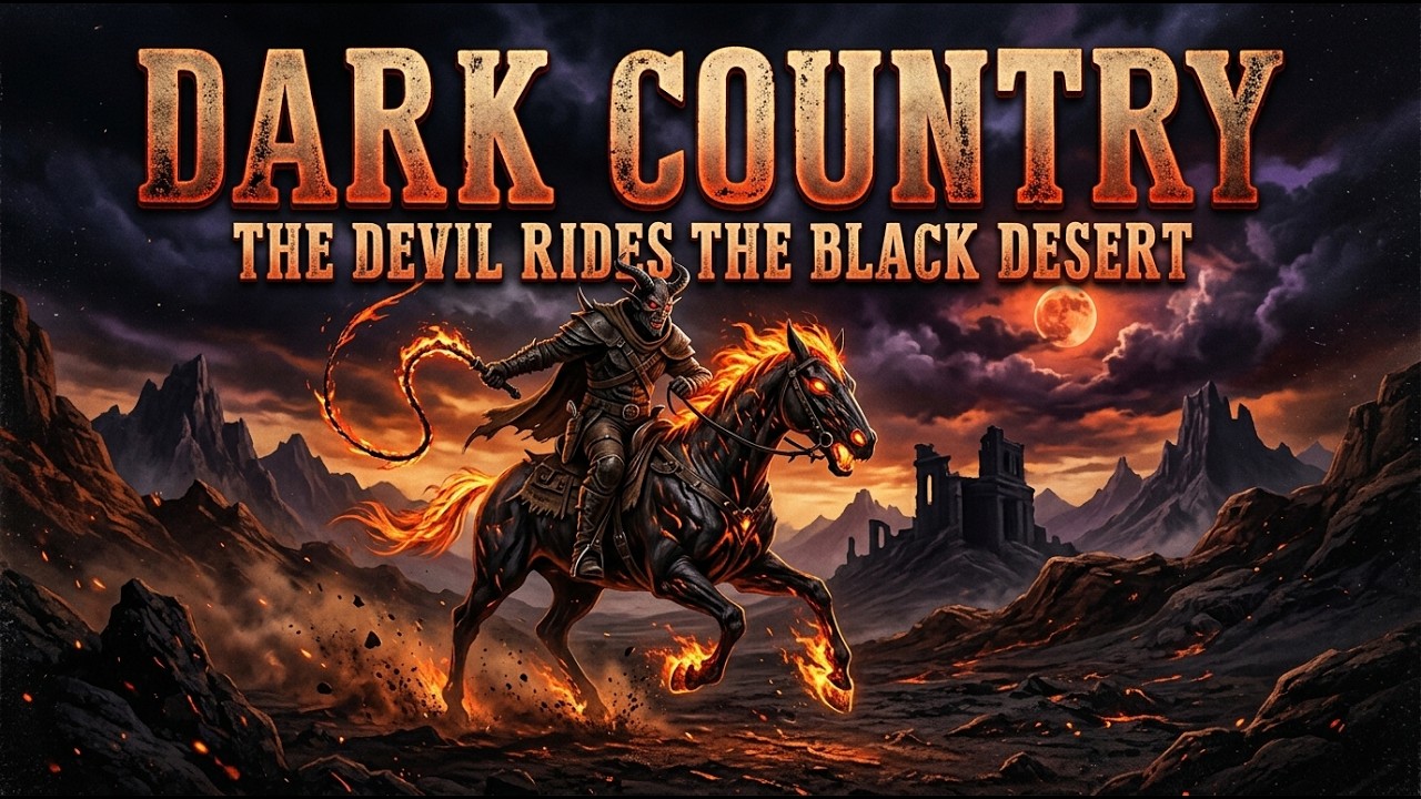 Dark Country 🔥💀 The Devil Rides the Black Desert #ghostrodeocountry