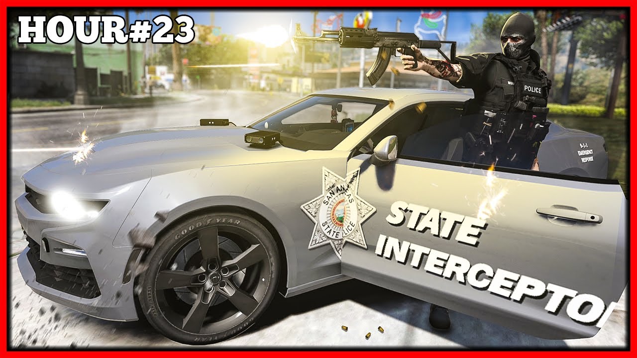I Spent 24 Hours as a Cop in GTA 5 RP