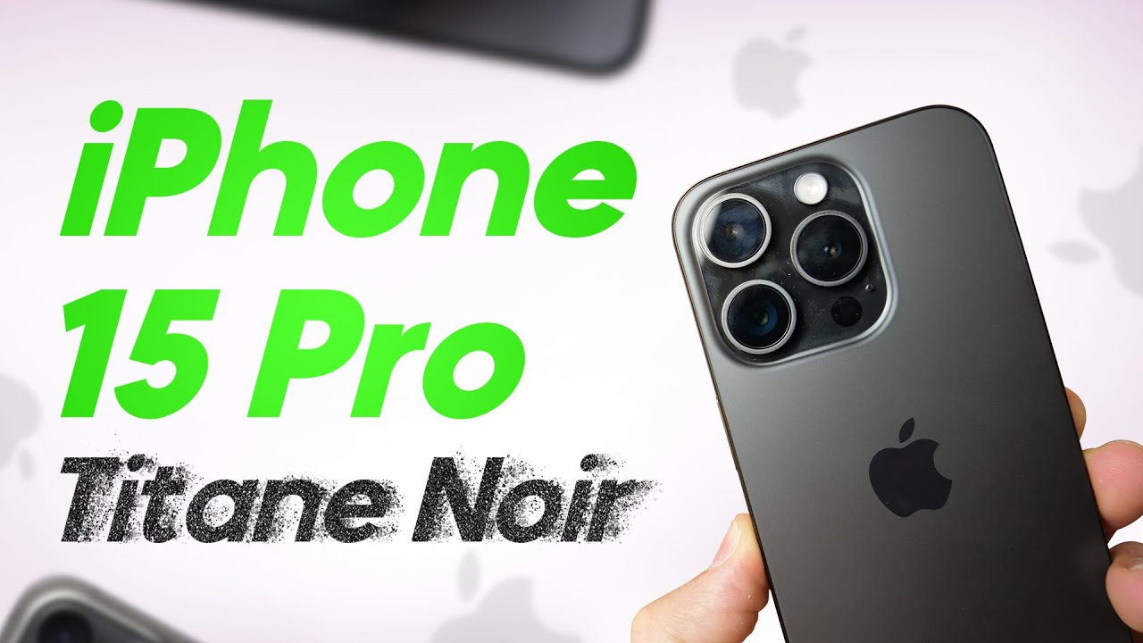 iPhone 15 Pro Titane Noir : UNBOXING & PREMIÈRES IMPRESSIONS ! (après 2 ans avec l'iPhone 13)