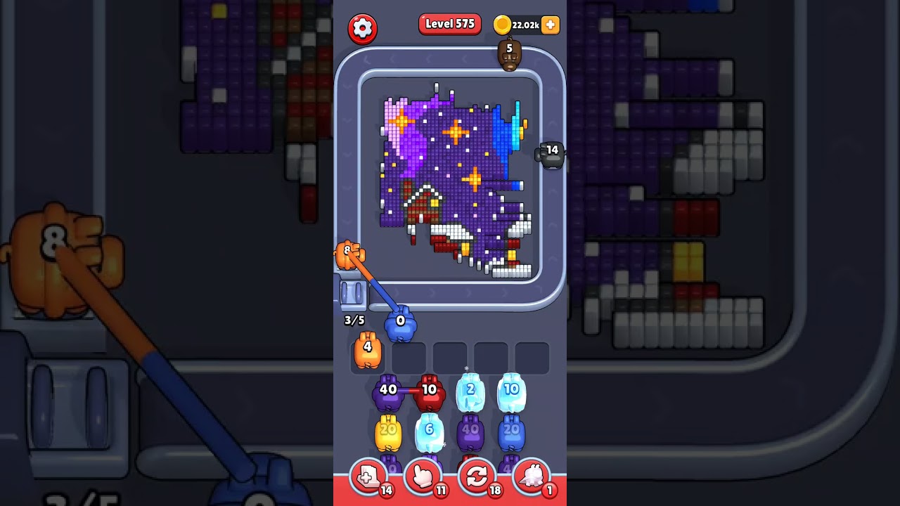 Pixel Flow level 575