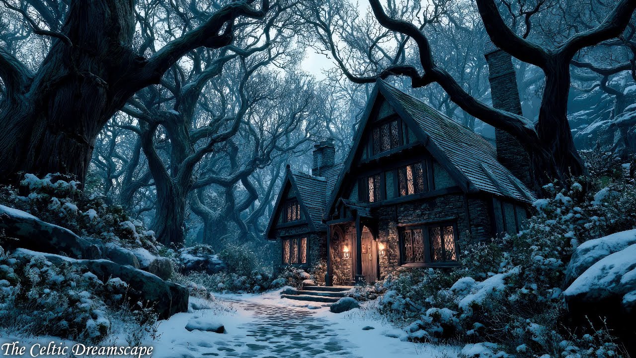 Winter's Embrace:Celtic Music for Relaxation and Tranquil Nights -Music for Calm Energy,Gentle Focus