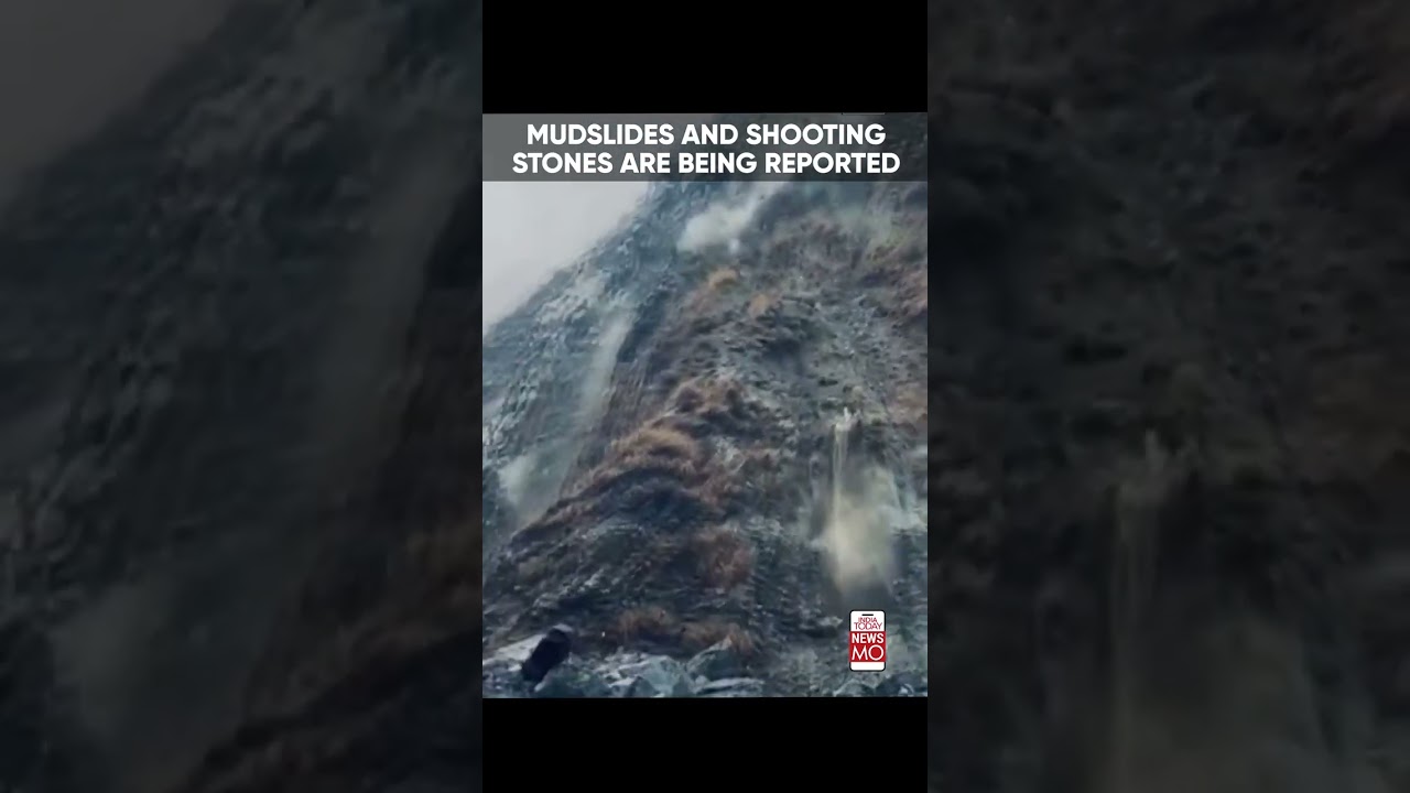 Landslide Blocks Jammu-Srinagar Highway...