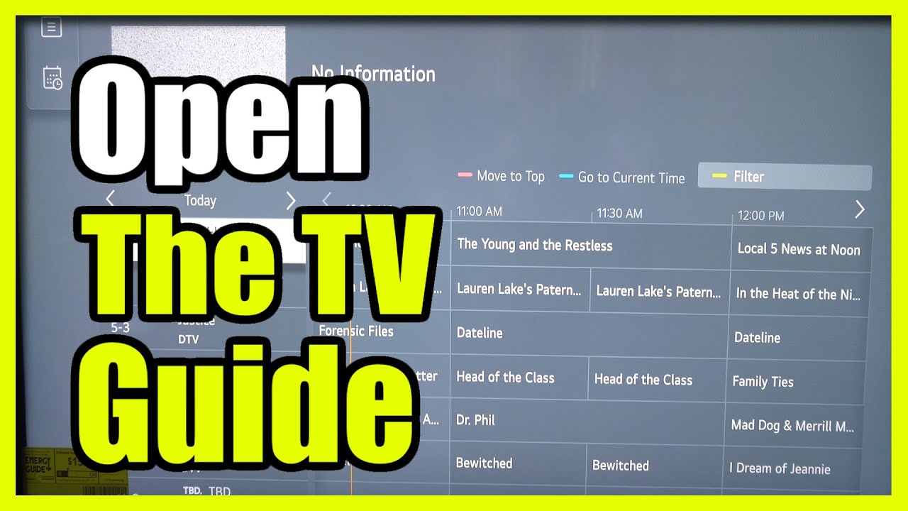 How to open your TV Guide on your LG TV (Easy Tutorial)