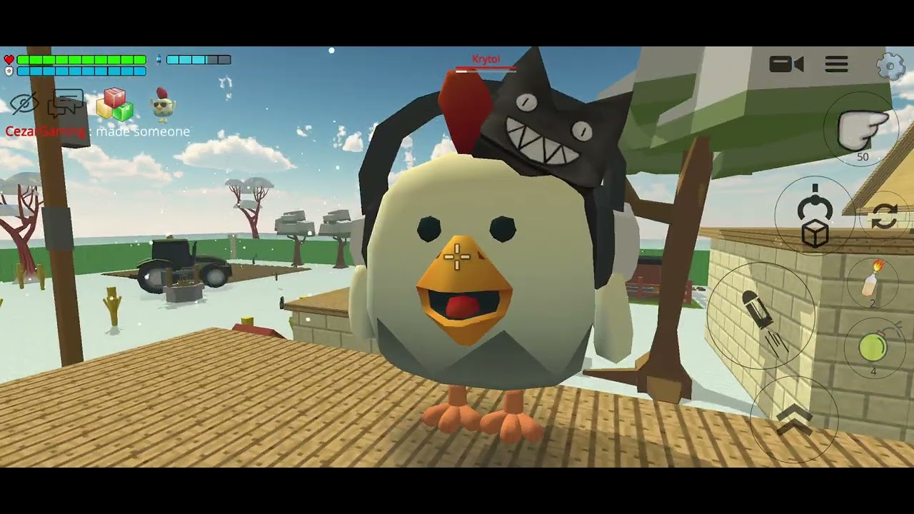 Chicken gun with @KRYTOIGAMEPLAY 