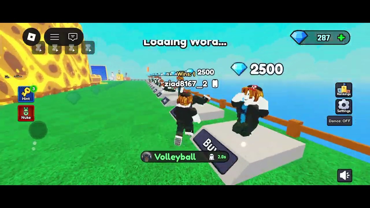 Roblox spelling race