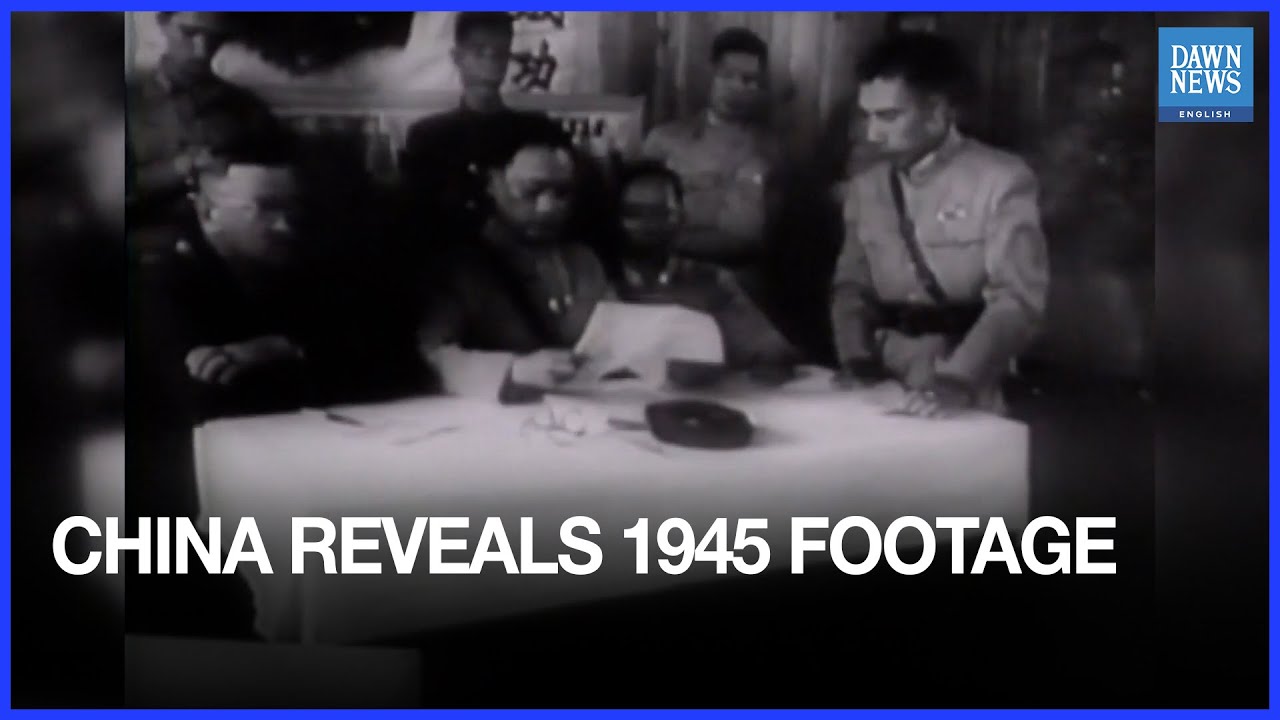 China Releases Original 1945 Footage of Japan’s WWII Surrender in Zhijiang