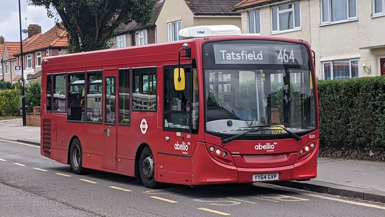 *High Revs + Hillclimb* Abellio London Route 464 Journey | ADL Enviro200 | 8201 (YY64GVP)