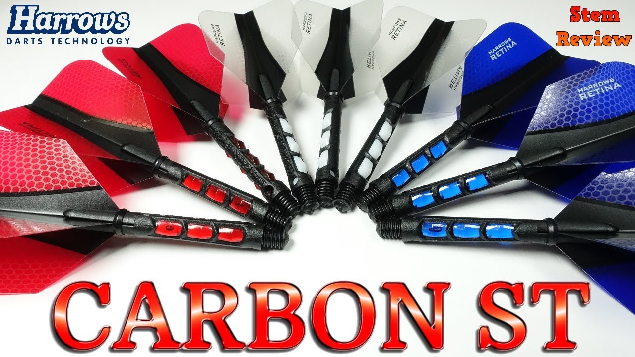 Harrows Carbon ST Dart Stems Review - 3 Bullseye's!!