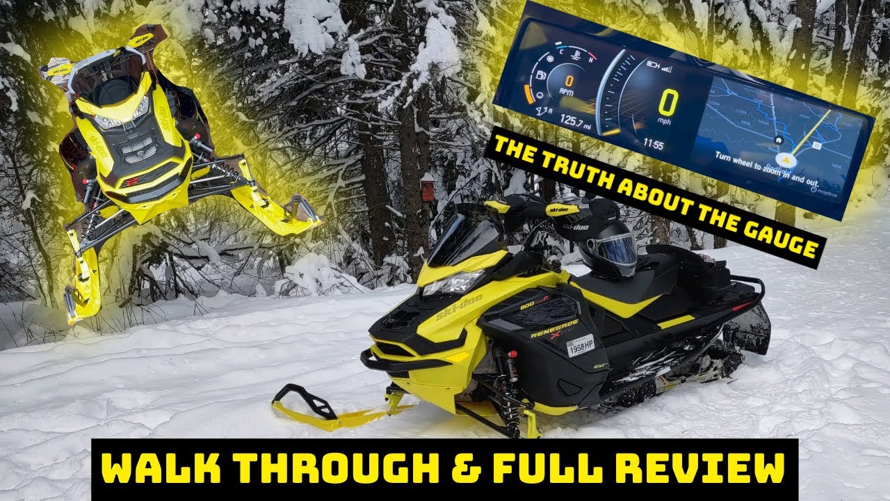 SKI DOO Renegade XRS 900 ACE Turbo ***2022*** (Walk Through, Full Review w/ a Subscriber)