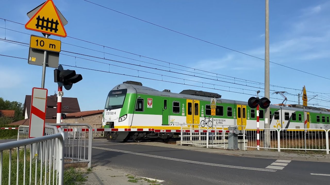 [4K] Przejazd kolejowy (SSP) - Zabieżki ul. Olchowa / Polish railroad crossing