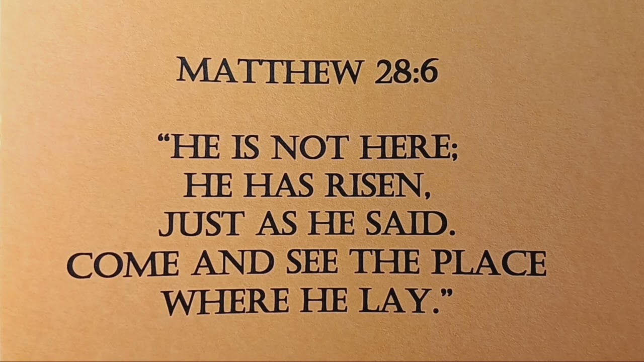 Kingdom Kids K-2 yr 1            (12) Matthew 28:6