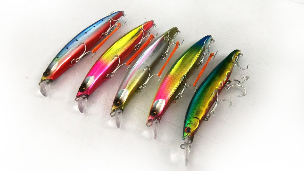 #136 Señuelos HIRAME MINNOW 3 de Shimano Nuevos colores
