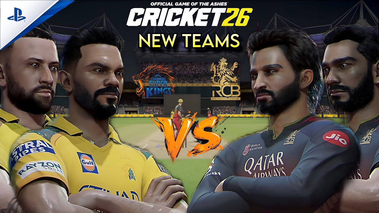 Cricket 26 | CSK vs RCB | IPL 2026 New Teams 🔥 Matt Short’s CSK Debut | Super Over? | Ultra Realism