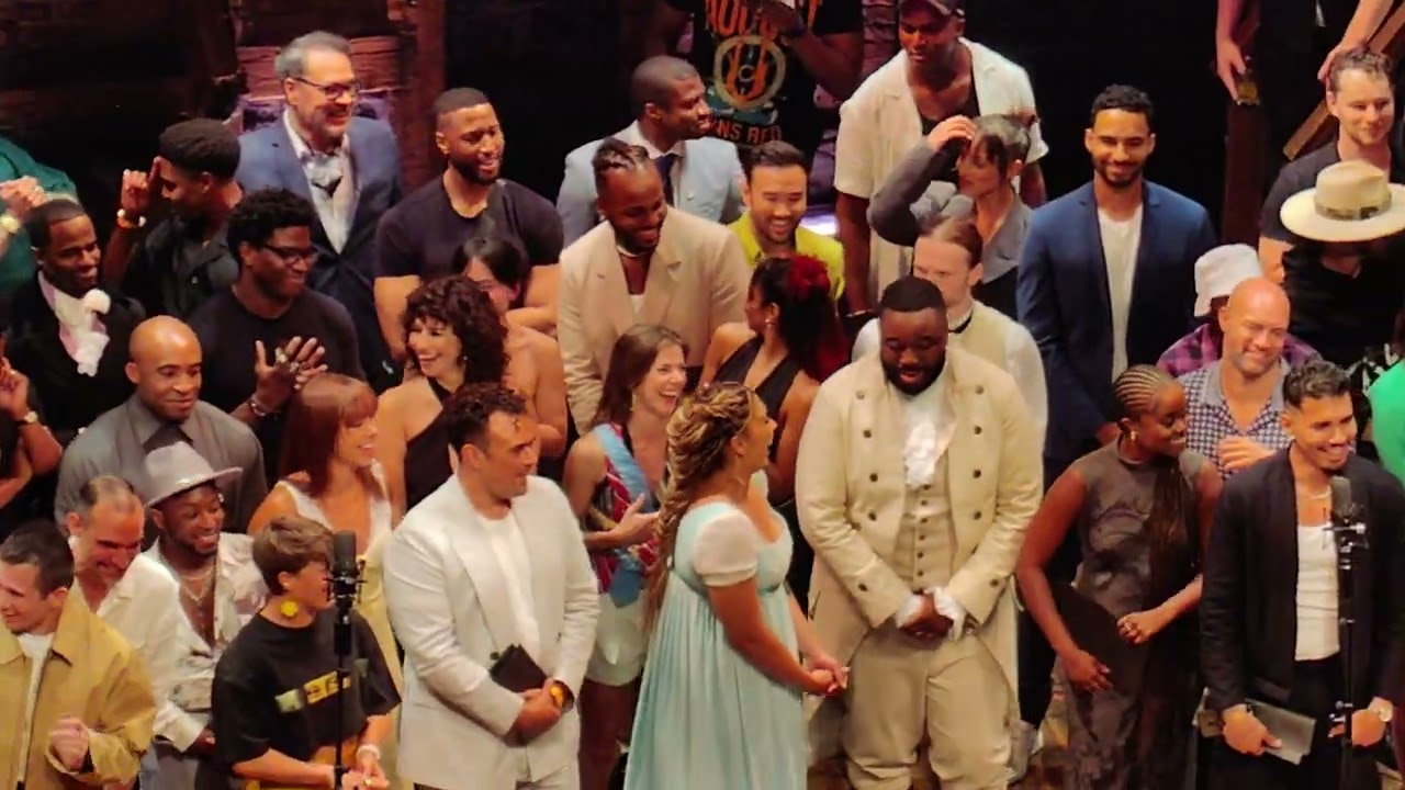 Hamilton 10th Anniversary curtain call - 2025/8/6