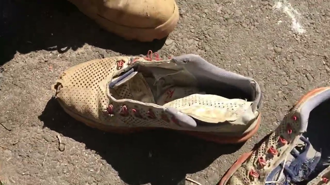 Throwing Away The Remains Of My Trashed Nike Air Max Running Shoes And Driving In Herman&rsquo;s Boots - 1
