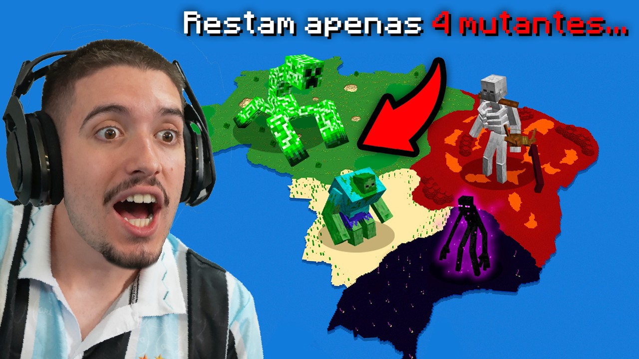 Último MOB MUTANTE VIVO ganha o MODO DOMINAÇÃO