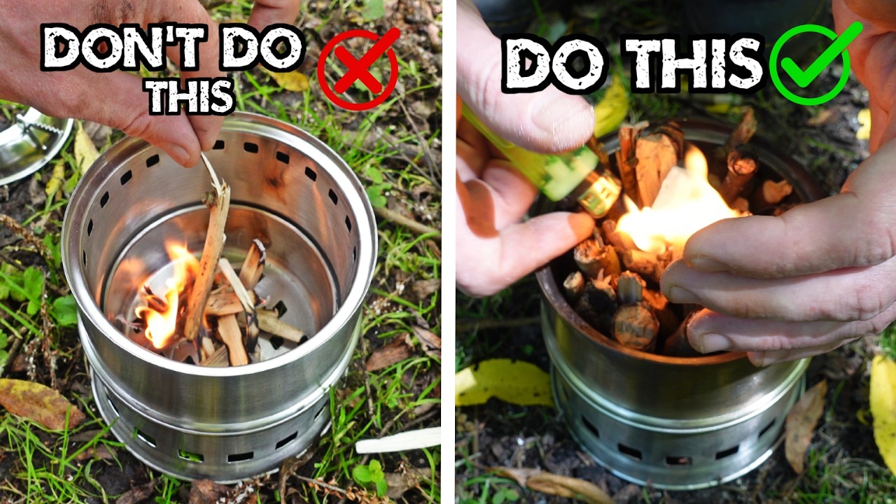 How To Use A Stick Wood Burning Stove CORRECTLY! (I Was Using It WRONG)