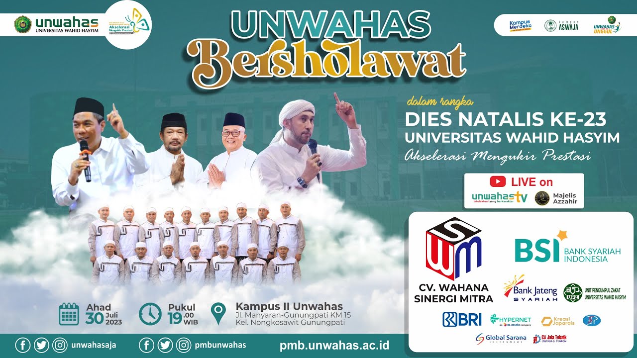 🔴 [LIVE] UNWAHAS BERSHOLAWAT BERSAMA AZZAHIR