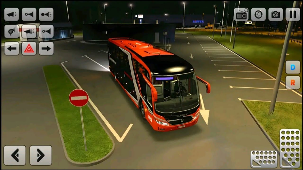 Bus simulator Indonesia game 3D game 🎮truck vehicle 3D game city bus stand driving Android gameplay 