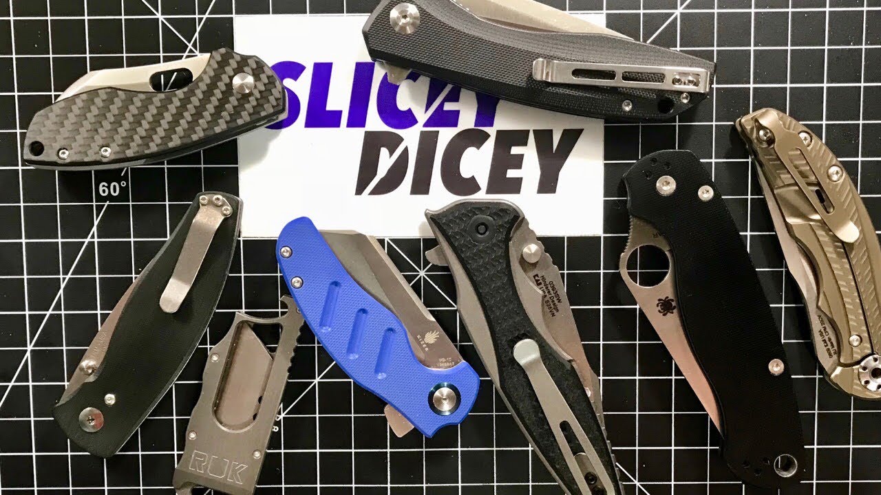 Most Carried EDC Knives Sept &lsquo;18 - Spyderco, ZT, Kizer, TRM, CRKT, Civivi