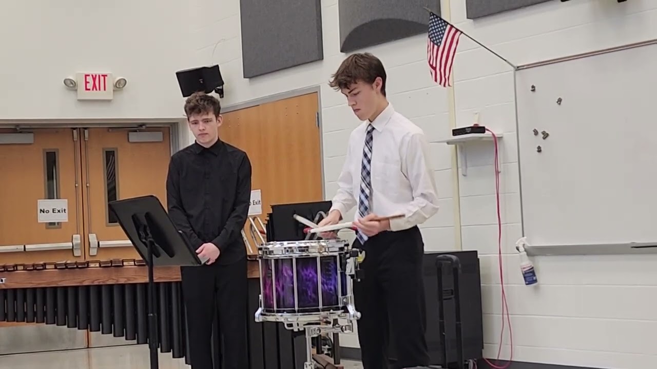 Calvin's District Solo & Ensemble Snare Drum (3-7-26)