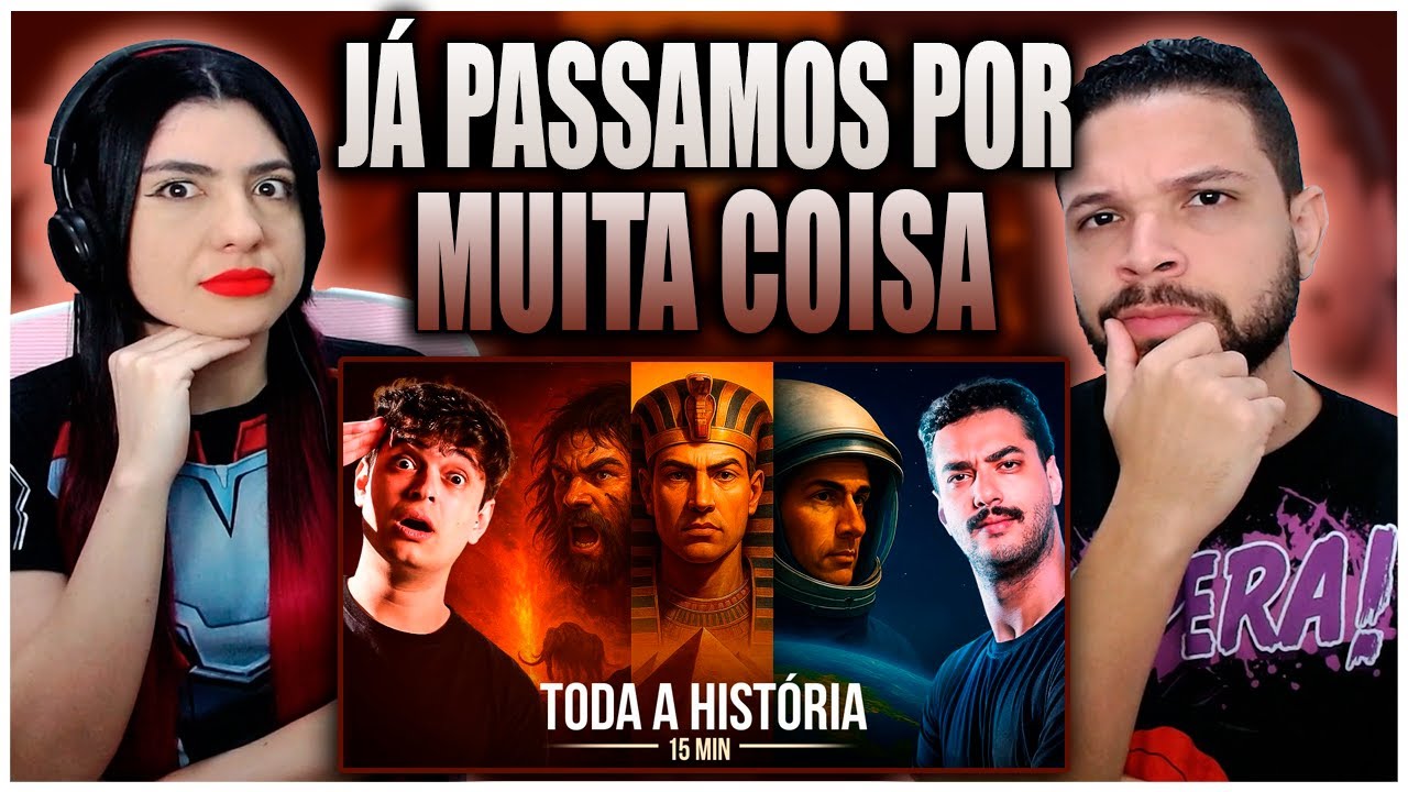 A HIST&Oacute;RIA DA HUMANIDADE em 15 MINUTOS | Voc&ecirc; Sabia? (REACT)