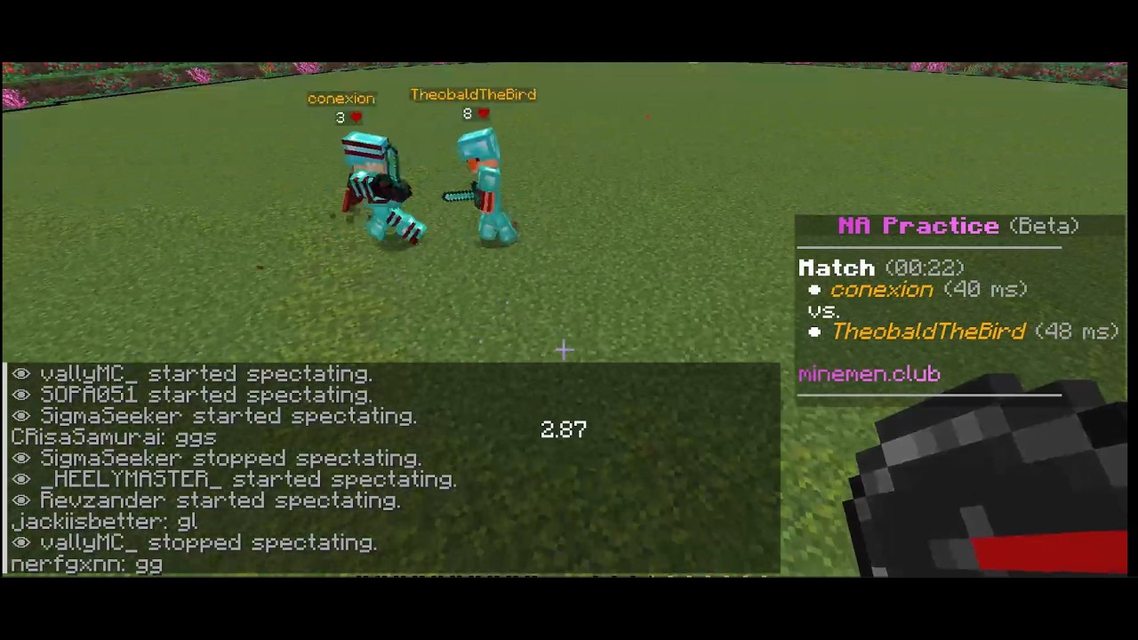 TheobaldTheBird vs Sharpness Sword duel