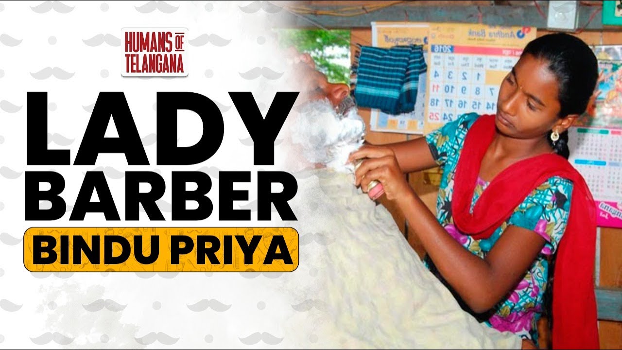 Lady Barber Bindu Priya - బిందు ప్రియ | Humans Of Telangana | Telangana Bolo Re - తెలంగాణ బోలో రే